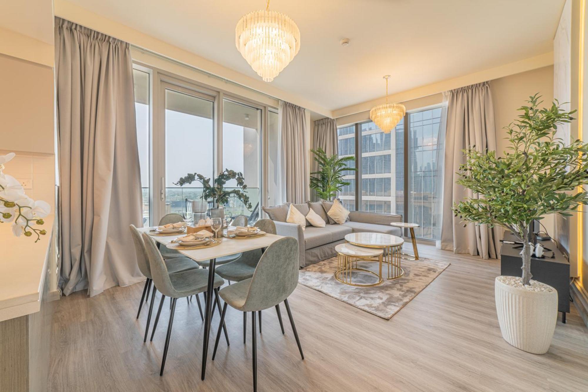 First Class 2Br With Full Dubai Boulevard View Exterior photo