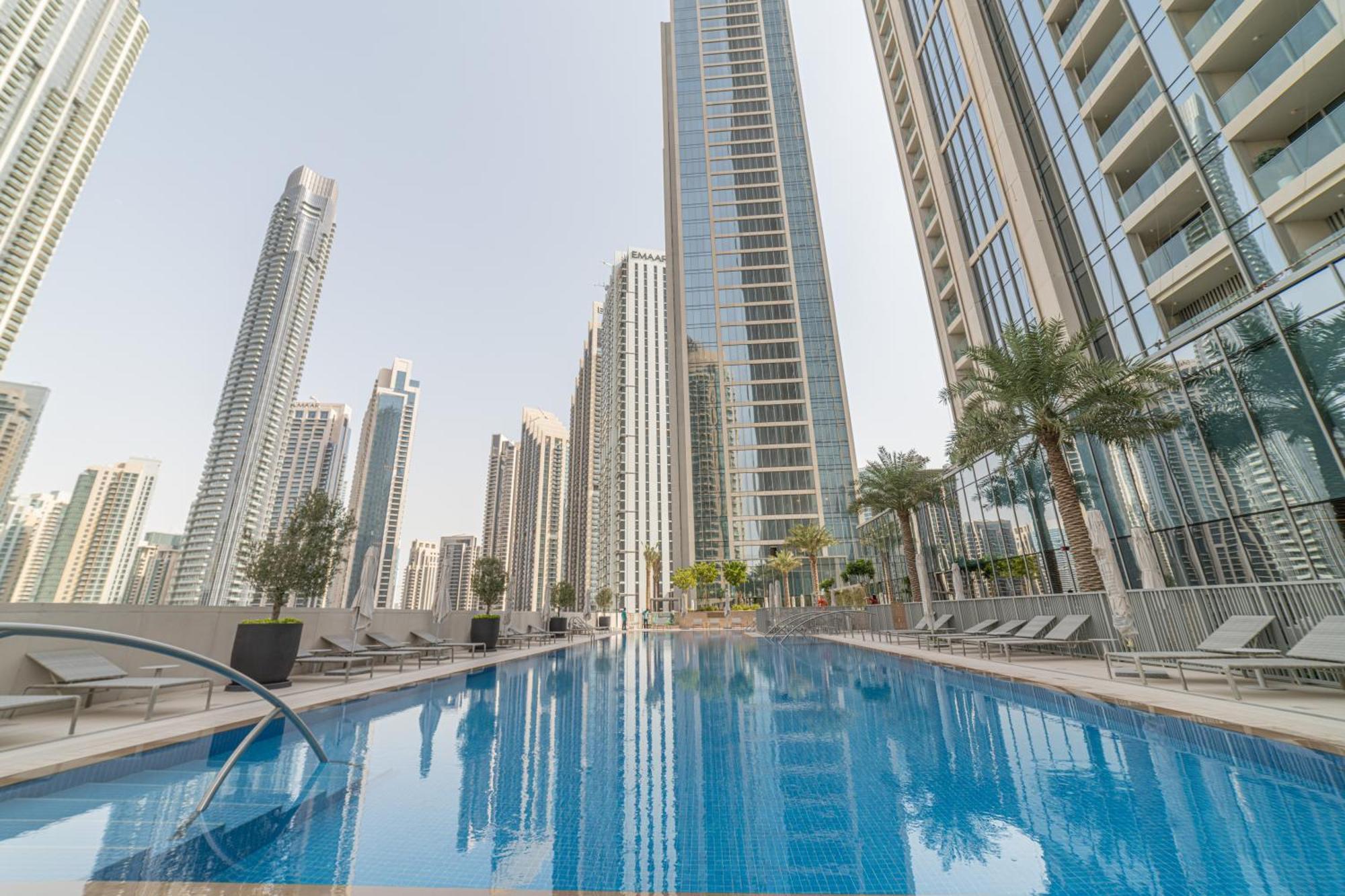 First Class 2Br With Full Dubai Boulevard View Exterior photo